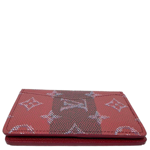 LOUIS VUITTON Monogram Heritage Canvas Pocket Organizer Red