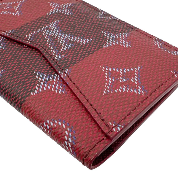LOUIS VUITTON Monogram Heritage Canvas Pocket Organizer Red