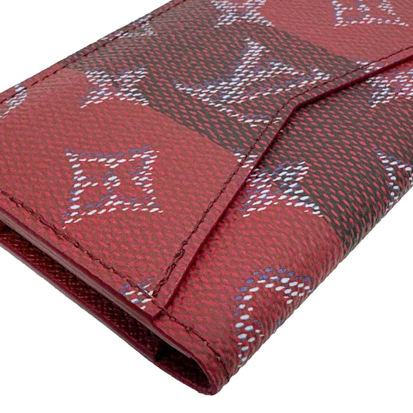 LOUIS VUITTON Monogram Heritage Canvas Pocket Organizer Red