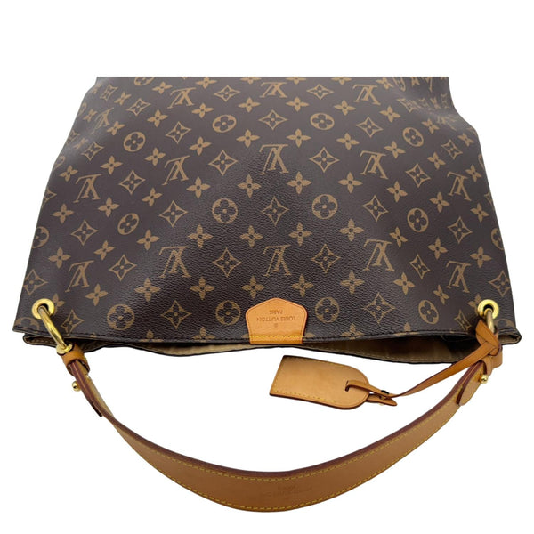 LOUIS VUITTON Graceful MM Monogram Canvas Shoulder Bag Brown