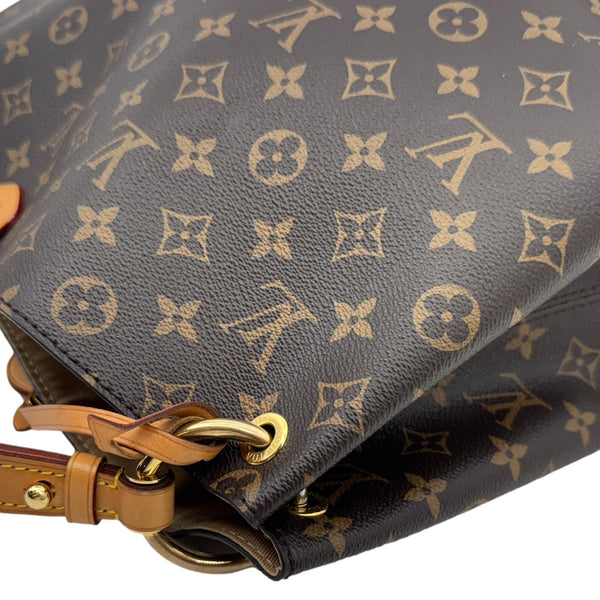 LOUIS VUITTON Graceful MM Monogram Canvas Shoulder Bag Brown