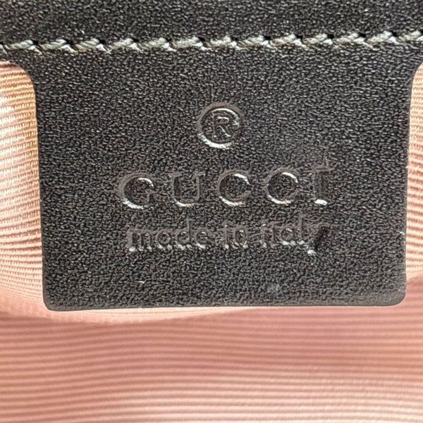 GUCCI Arli Large Calfskin Leather Top Handle Shoulder Bag Black 550130