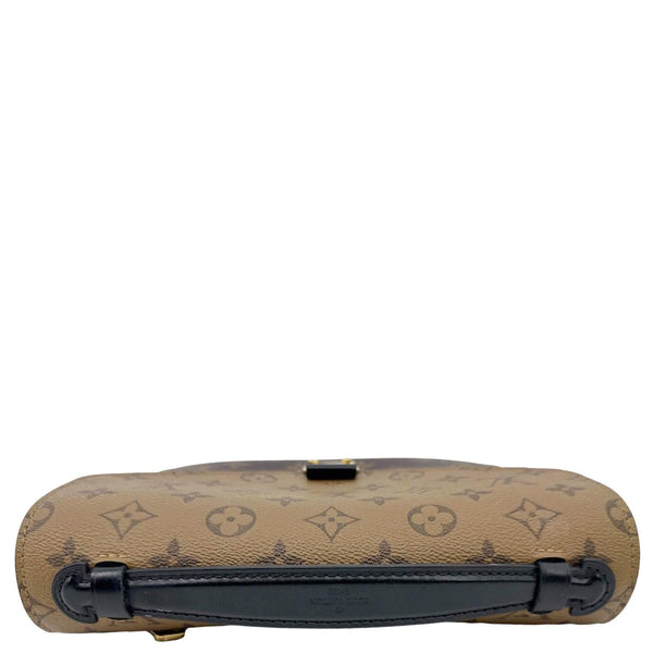 LOUIS VUITTON Metis Pochette Reverse Monogram Canvas Crossbody Bag Brown