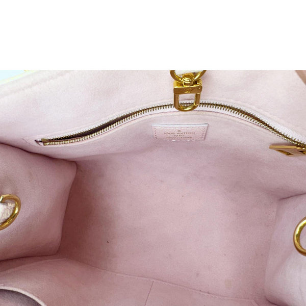 LOUIS VUITTON Stardust Onthego PM Monogram Empreinte Tote Bag Light Pink