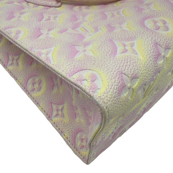 LOUIS VUITTON Stardust Onthego PM Monogram Empreinte Tote Bag Light Pink