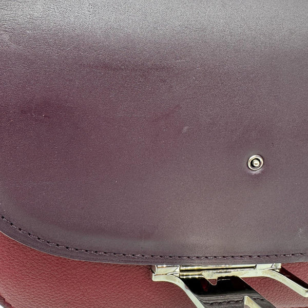 LOUIS VUITTON Vivienne Smooth Calfskin Leather Shoulder Bag Burgundy