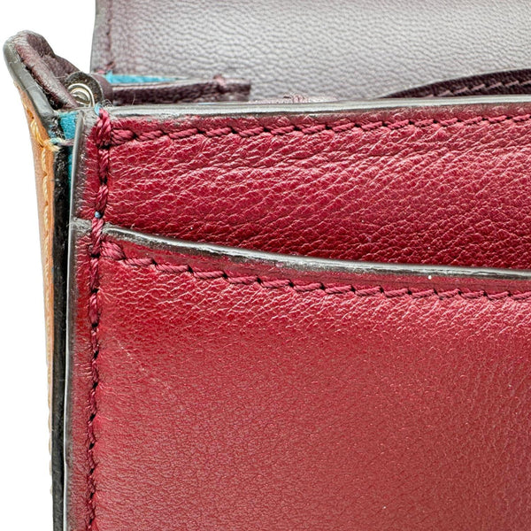 LOUIS VUITTON Vivienne Smooth Calfskin Leather Shoulder Bag Burgundy