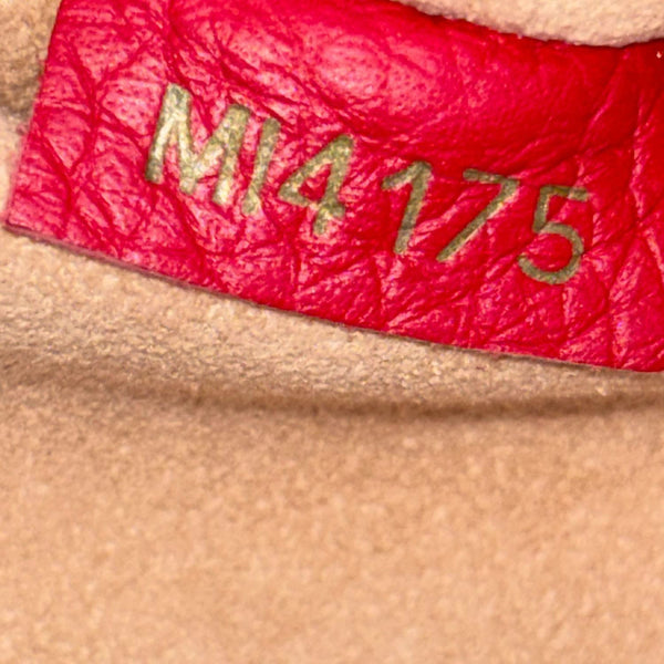 LOUIS VUITTON Volta Taurillon Leather Shoulder Bag Red