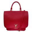 LOUIS VUITTON Volta Taurillon Leather Shoulder Bag Red