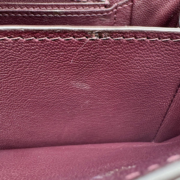 LOUIS VUITTON Vivienne Smooth Calfskin Leather Shoulder Bag Burgundy