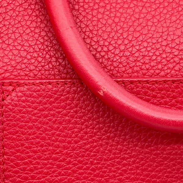 LOUIS VUITTON Volta Taurillon Leather Shoulder Bag Red