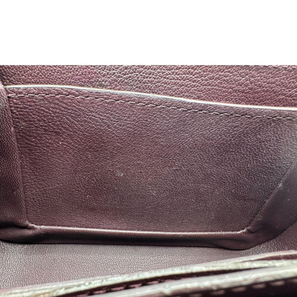 LOUIS VUITTON Vivienne Smooth Calfskin Leather Shoulder Bag Burgundy