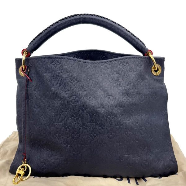 LOUIS VUITTON Artsy MM Monogram Empreinte Leather Hobo Bag Blue