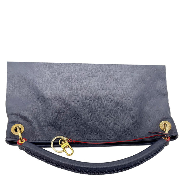 LOUIS VUITTON Artsy MM Monogram Empreinte Leather Hobo Bag Blue
