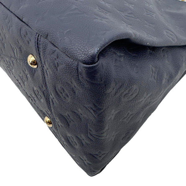 LOUIS VUITTON Artsy MM Monogram Empreinte Leather Hobo Bag Blue