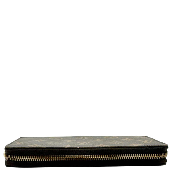 LOUIS VUITTON Monogram Canvas Zippy Wallet Brown