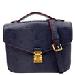LOUIS VUITTON Metis Pochette Empreinte Leather Crossbody Bag Blue