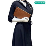 LOUIS VUITTON Empreinte Leather Wristlet Camel