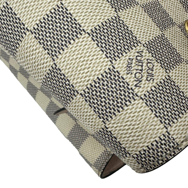 LOUIS VUITTON Neonoe MM Damier Azur Shoulder Bag Pink