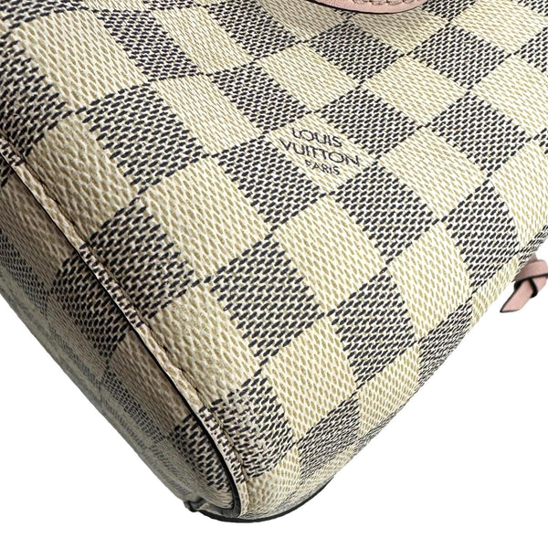 LOUIS VUITTON Neonoe MM Damier Azur Shoulder Bag Pink