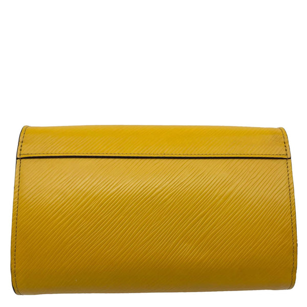 LOUIS VUITTON Twist Bird Epi Leather Chain Wallet Yellow