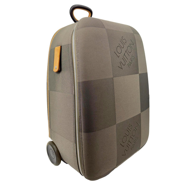 LOUIS VUITTON Conquerant 65 Damier Geant Rolling Suitcase Olive