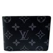 LOUIS VUITTON Multiple Monogram Eclipse Canvas Men's Wallet Black
