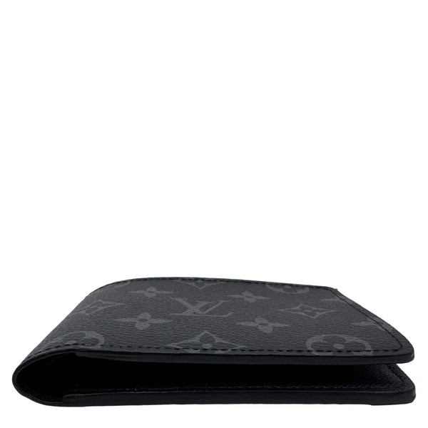 LOUIS VUITTON Multiple Monogram Eclipse Canvas Men's Wallet Black