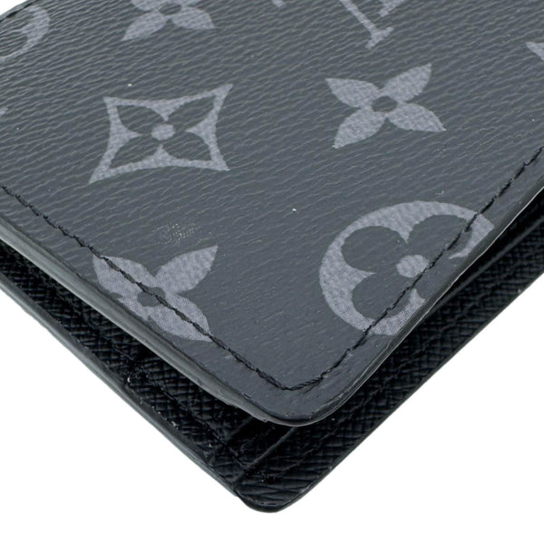 LOUIS VUITTON Multiple Monogram Eclipse Canvas Men's Wallet Black