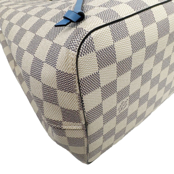 LOUIS VUITTON Neonoe MM Damier Azur Shoulder Bag Blue
