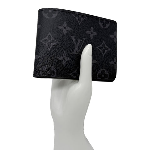 LOUIS VUITTON Multiple Monogram Eclipse Canvas Men's Wallet Black