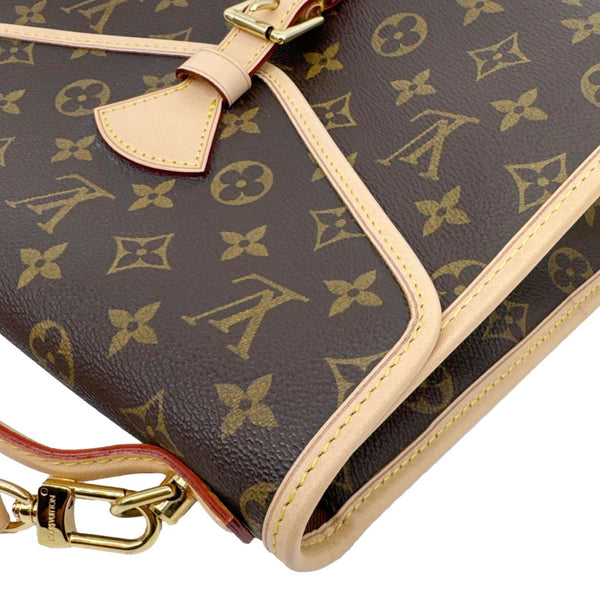 LOUIS VUITTON Monogram Bel Air Monogram Canvas Crossbody Bag Brown