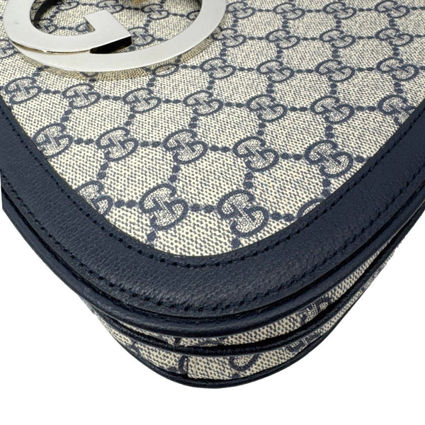 GUCCI Blondie Medium GG Canvas Crossbody Bag Beige 721172