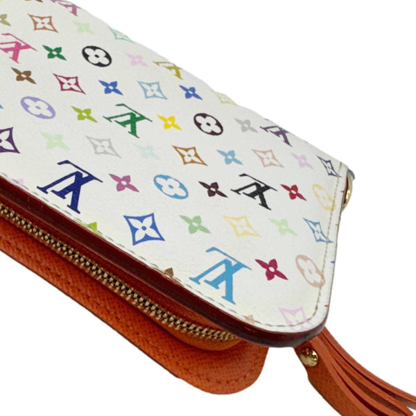 LOUIS VUITTON Insolite Monogram Multicolor Zippy Wallet White