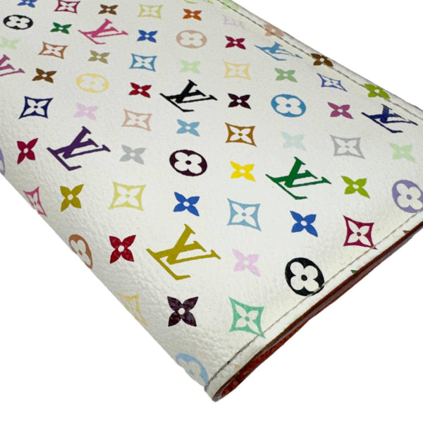 LOUIS VUITTON Insolite Monogram Multicolor Zippy Wallet White