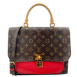 LOUIS VUITTON Marignan Monogram Canvas Shoulder Bag Coquelicot