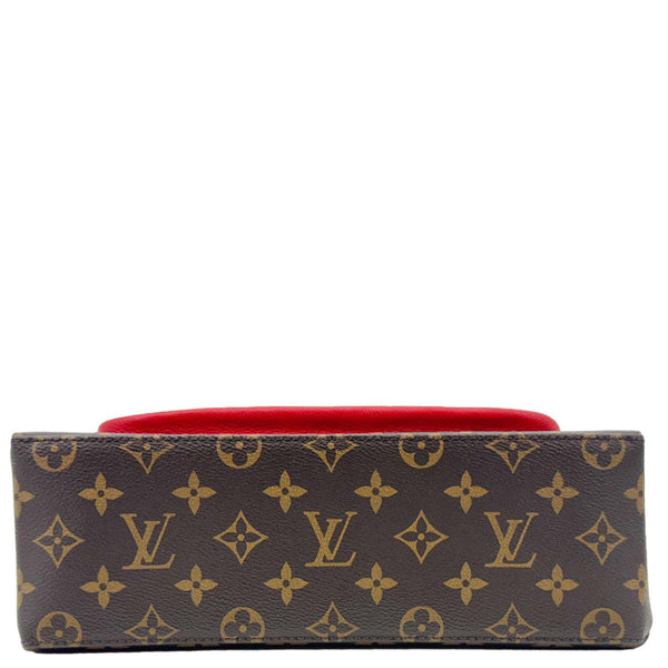 LOUIS VUITTON Marignan Monogram Canvas Shoulder Bag Coquelicot