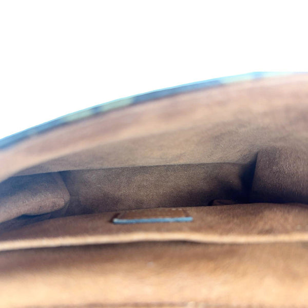 LOUIS VUITTON Locky BB Monogram Canvas Shoulder Bag Brown