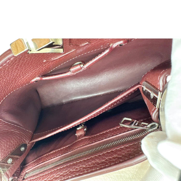 LOUIS VUITTON Capucines BB Taurillon Leather Crossbody Bag Pink