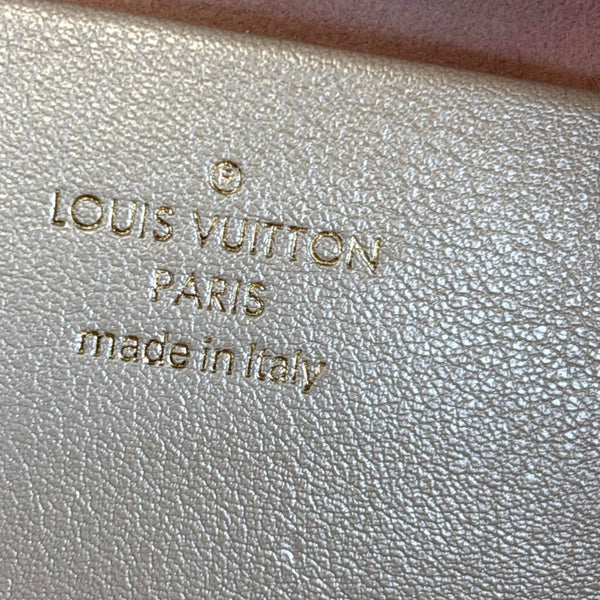 LOUIS VUITTON Speedy 22 Bandouliere Fall In Love Embossed Monogram Leather Shoulder Bag White