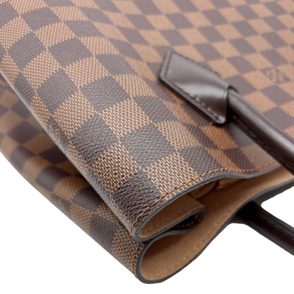 LOUIS VUITTON Kensington Bowling Damier Ebene Shoulder Bag Brown