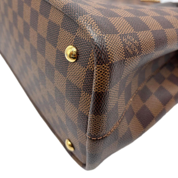 LOUIS VUITTON Kensington Bowling Damier Ebene Shoulder Bag Brown