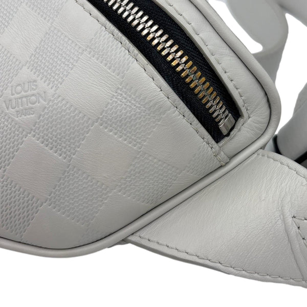 LOUIS VUITTON Campus Damier Infini Bumbag White