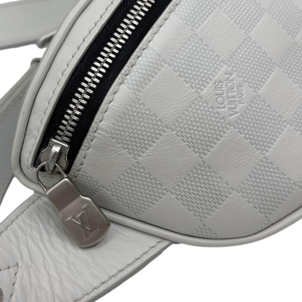 LOUIS VUITTON Campus Damier Infini Bumbag White