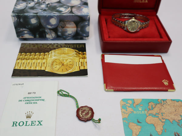 ROLEX Oyster Perpetual Stainless Steel Watch full side