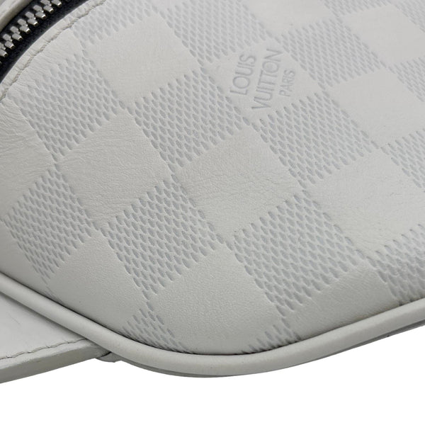 LOUIS VUITTON Campus Damier Infini Bumbag White