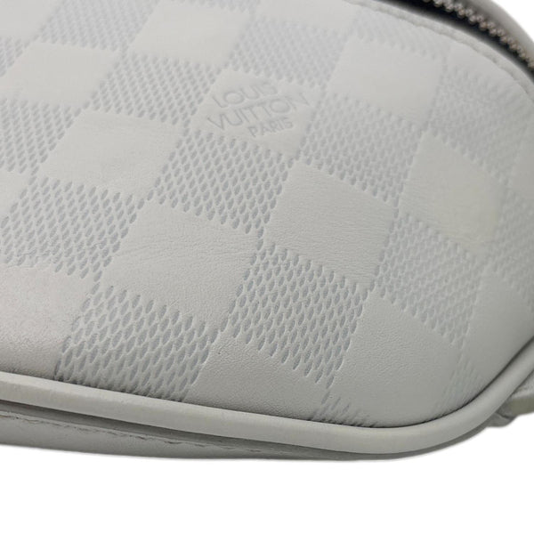 LOUIS VUITTON Campus Damier Infini Bumbag White