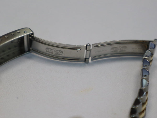 ROLEX Oyster Perpetual Stainless Steel 26mm Datejust Watch 69173 18K Yellow Gold