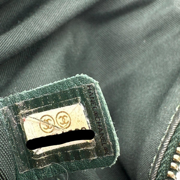 CHANEL Banane Quilted Calfskin Leather Waist Bag Green