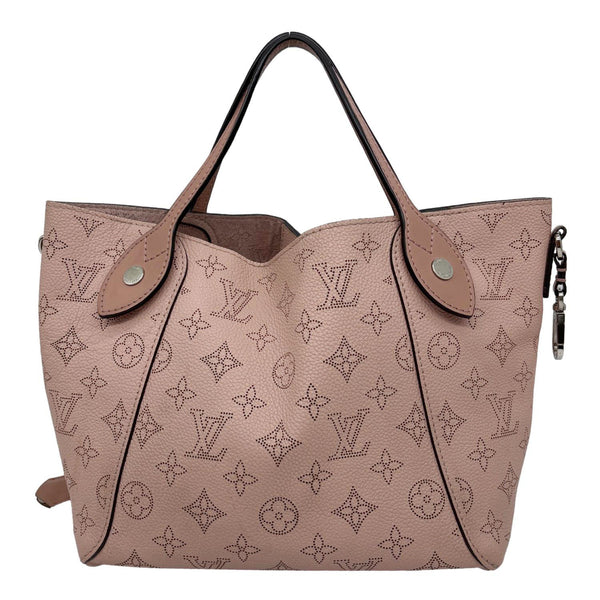 LOUIS VUITTON Hina PM Monogram Mahina Leather Crossbody Bag Magnolia